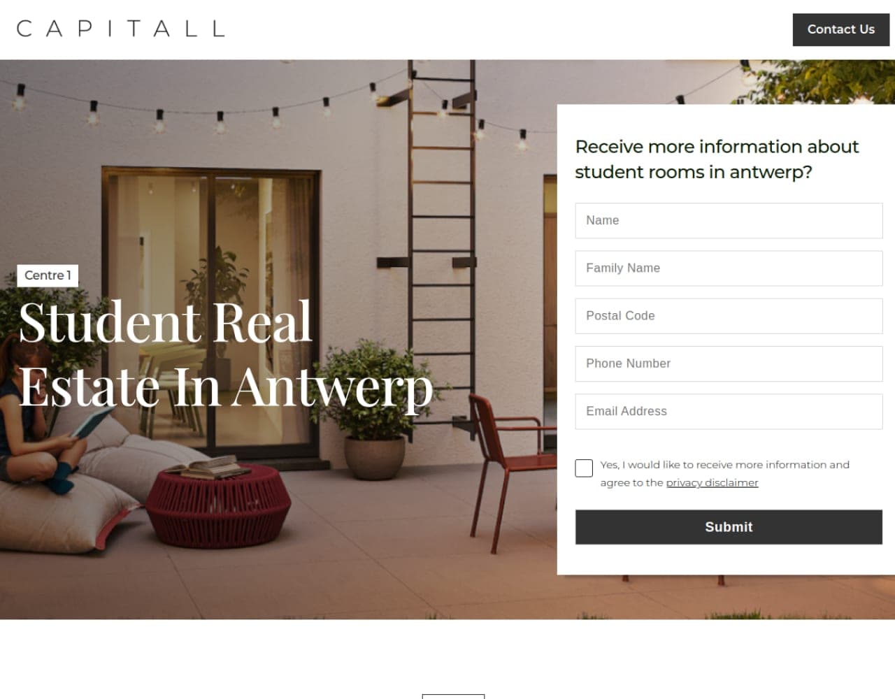 Capitall website preview